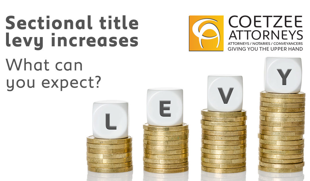 Sectional title levy increases